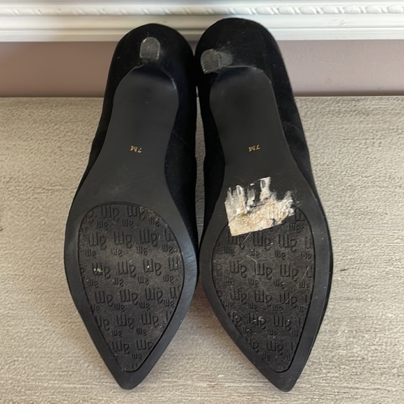 Ann Marino By Bettye Muller Black Heel Ankle Booties, Size 7 - Picture 8 of 9